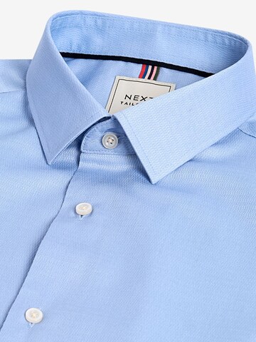 Next Regular fit Button Up Shirt in Blue