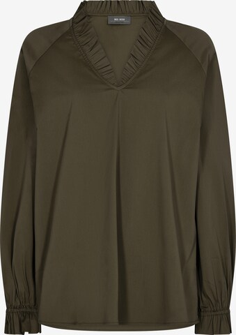 MOS MOSH Blouse in Groen: voorkant