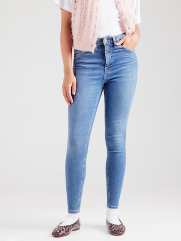 TOPSHOP Skinny Fit Дънки 'JAMIE' в синьо: отпред