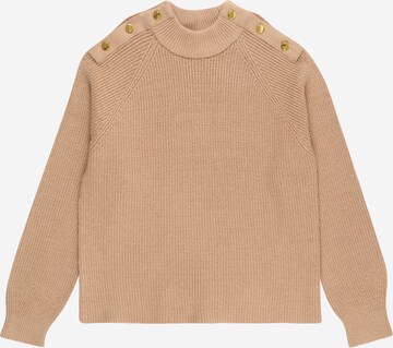 Pull-over 'HOLLY' Vero Moda Girl en beige : devant