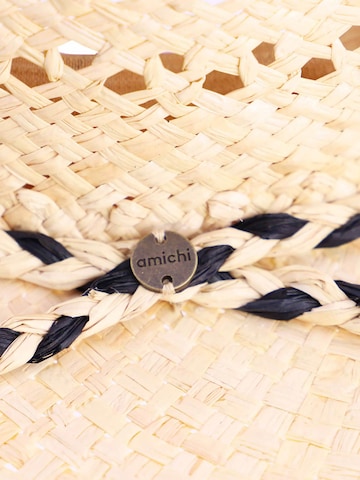 Amichi - Sombrero 'Sombrero para mujer Cireeen de fibras naturales trenzadas' en beige