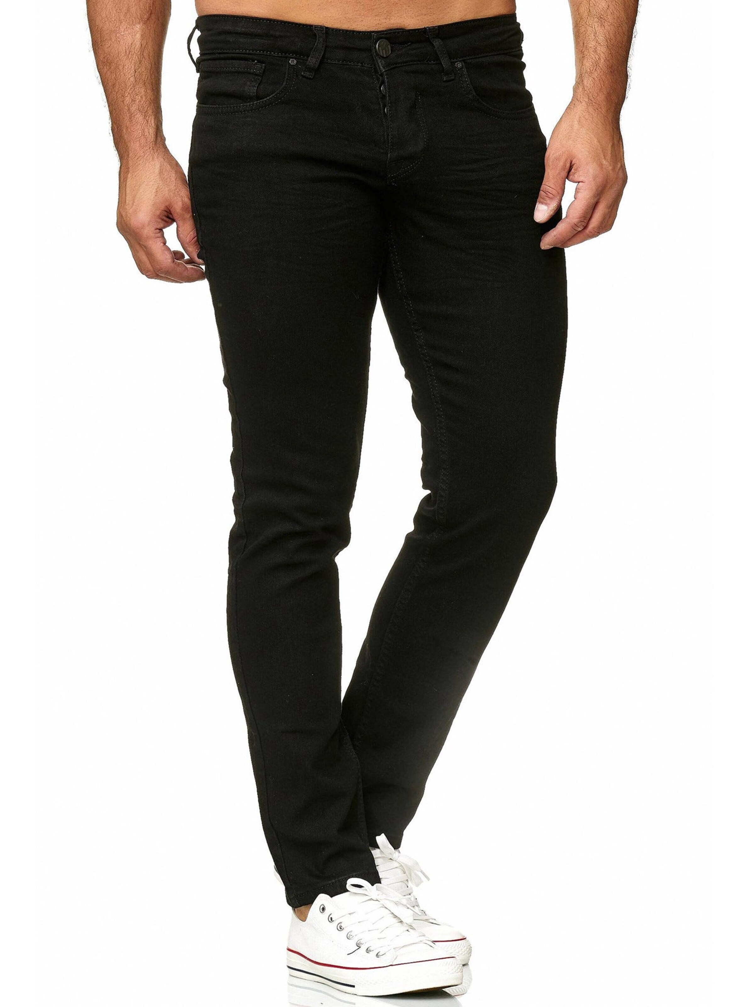 Tazzio Slimfit Jeans '16533' in Zwart