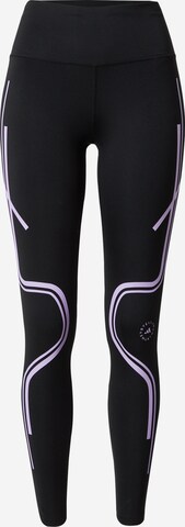 ADIDAS BY STELLA MCCARTNEY - Skinny Pantalón deportivo 'Truepace' en negro: frente