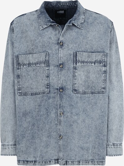 Urban Classics Button Up Shirt in Blue denim, Item view