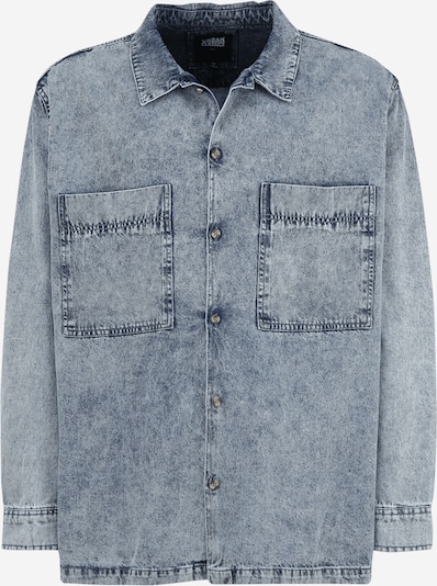 Urban Classics Plus Size Hemd in blue denim, Produktansicht