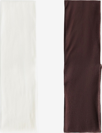 Bershka Nakit za kosu u smeđa / bijela, Pregled proizvoda