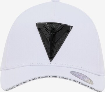 Carlo Colucci Cap 'Colzani' in White