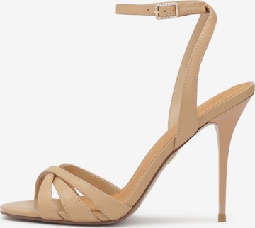 Kazar Remmisandaalit värissä beige: etupuoli