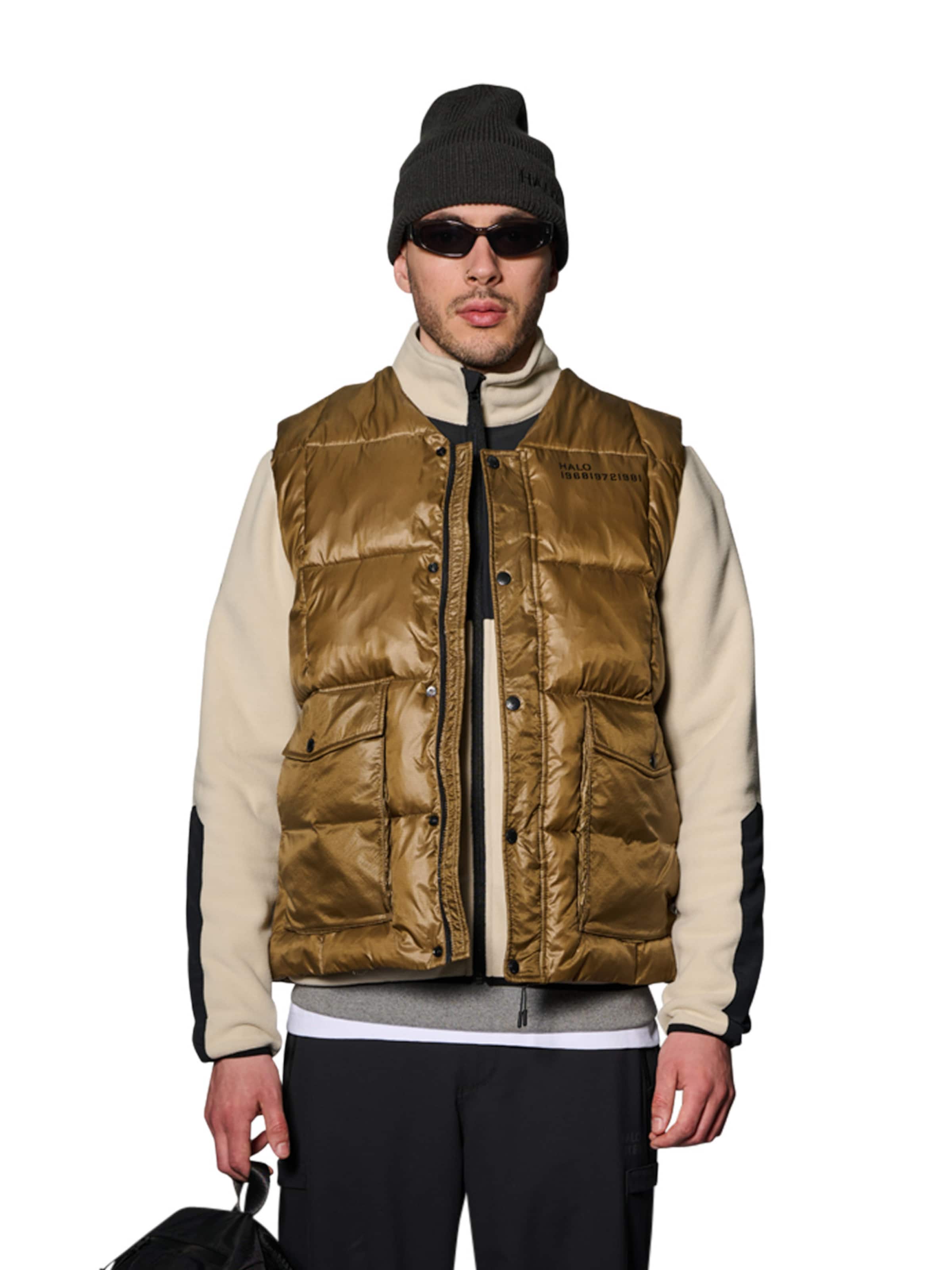 HALO Bodywarmer 'Gilet' in Bruin