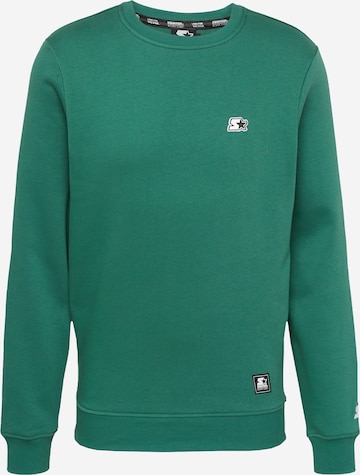 Starter Black Label Sweatshirt 'Essential' in Groen: voorkant