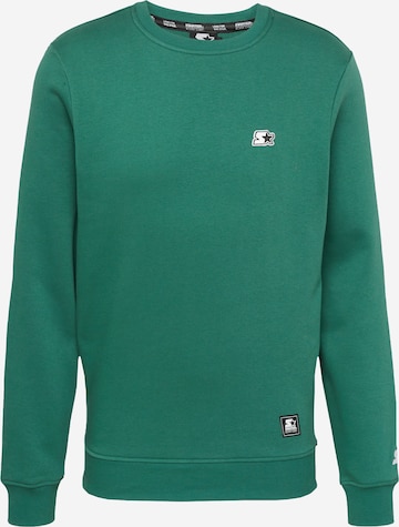 Starter Black Label Sweatshirt 'Essential' in Green: front