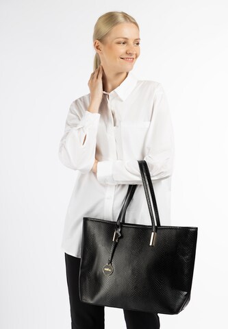 Usha Shopper táska - fekete: elől