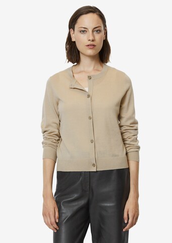 Cardigan Marc O'Polo en beige : devant