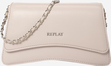 REPLAY Crossbody Bag in Grey: front