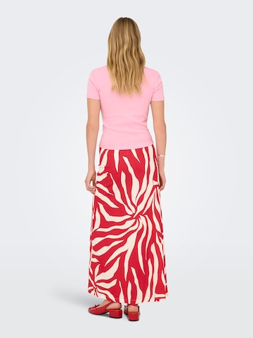 ONLY Μπλουζάκι 'ONLKIRA' σε ροζ