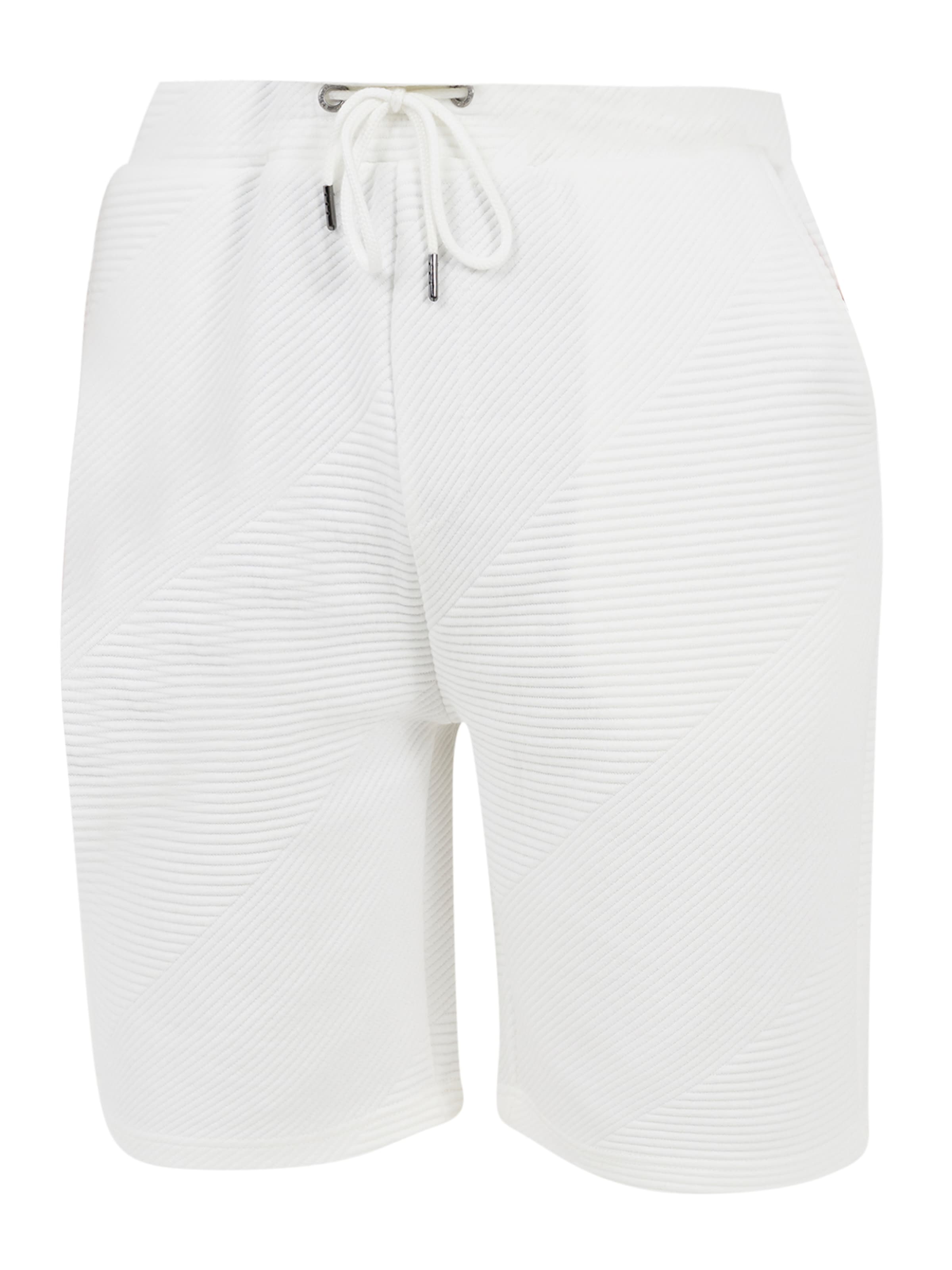BRAVE SOUL Loosefit Broek in Wit: voorkant