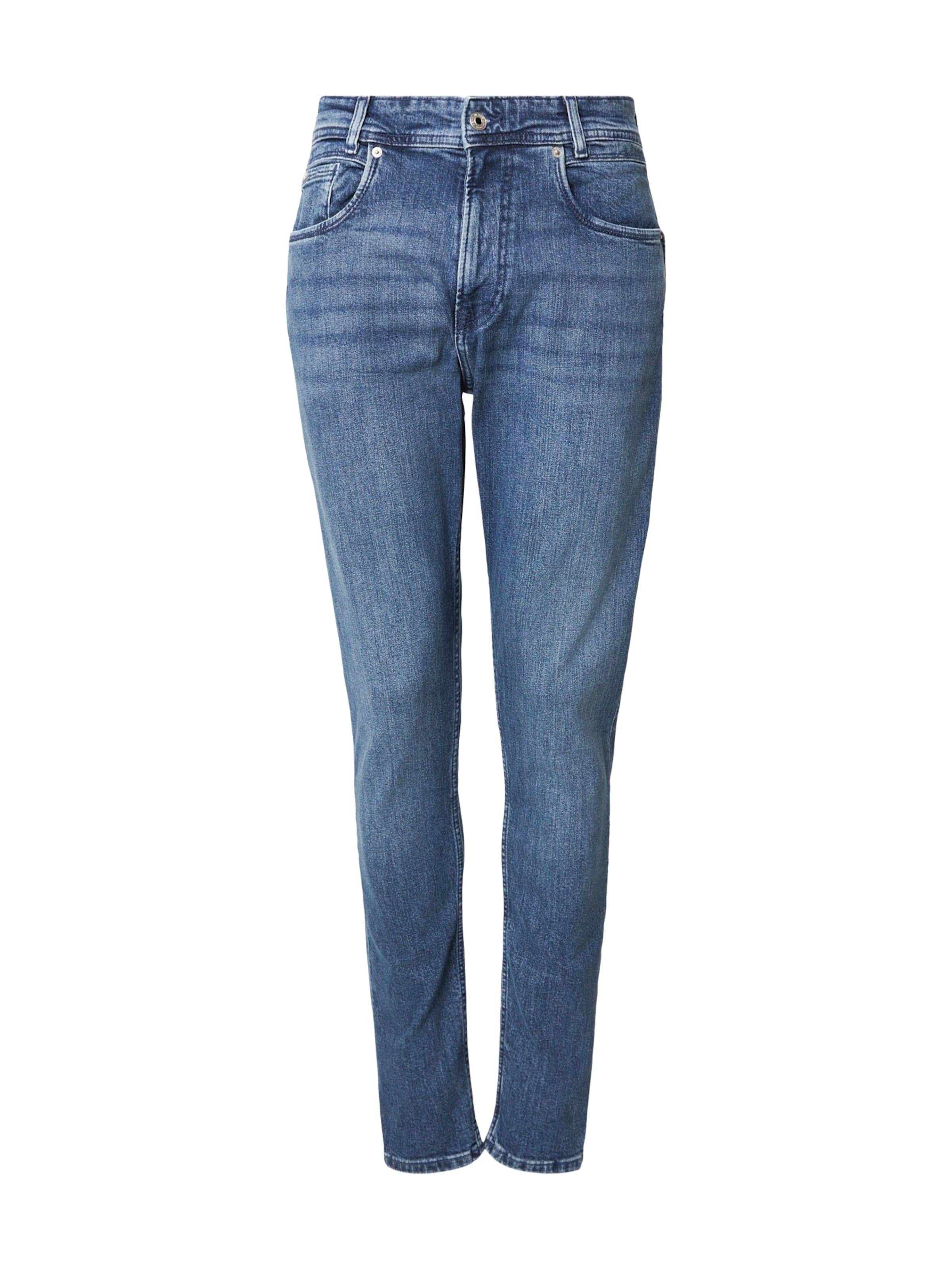 Pepe Jeans Slimfit Kavbojke 'Callen' | modra barva: sprednja stran