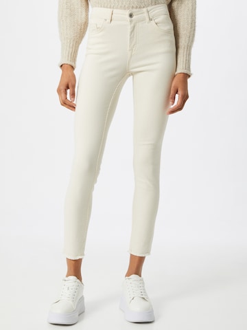 ONLY Skinny Jeans 'Blush' in Beige: front