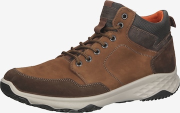 IGI&CO Lace-Up Boots in Brown: front