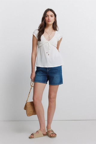Springfield Blouse in Wit