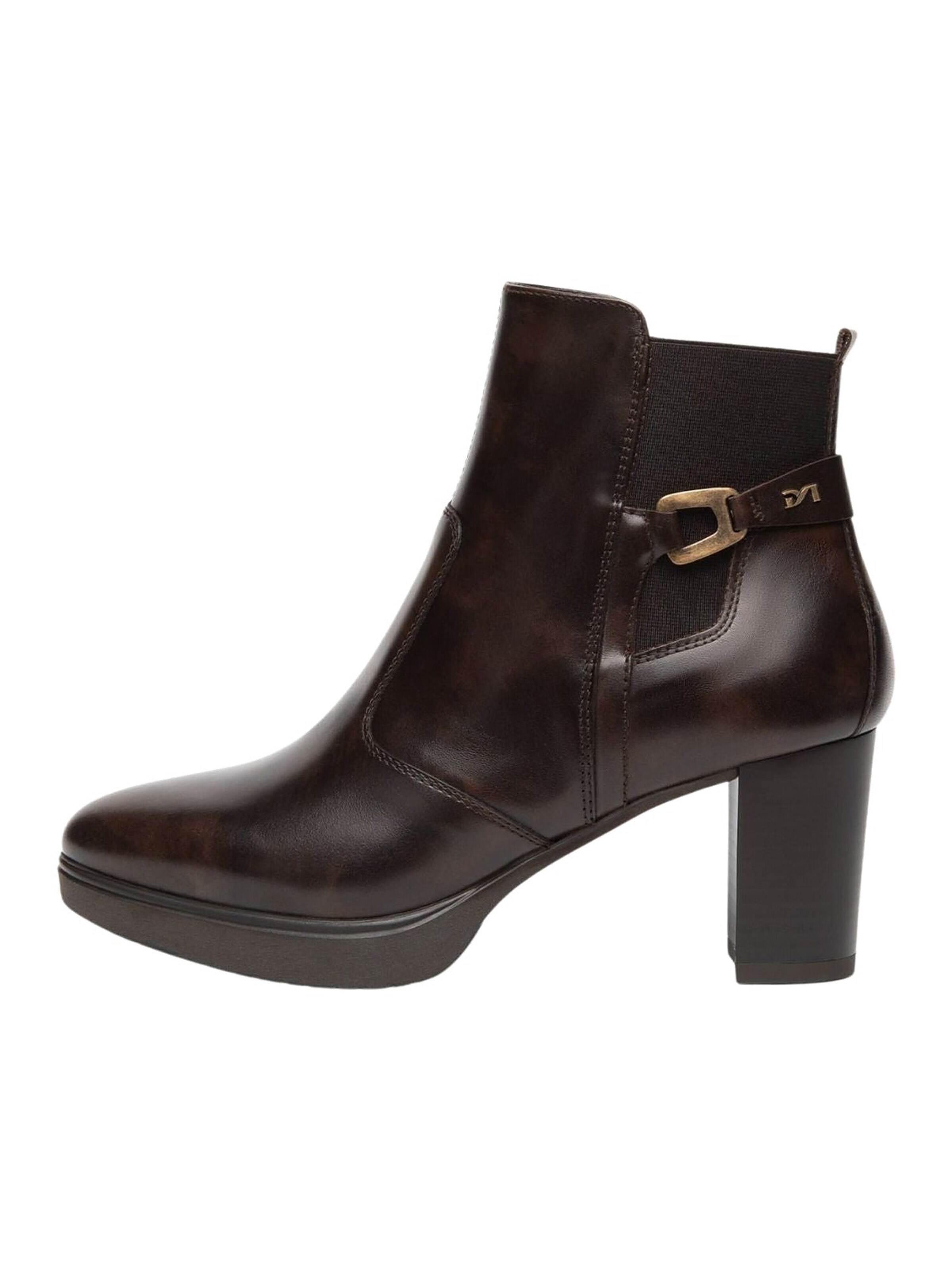 Ankle boots 'Tronchetto' di Nero Giardini in marrone: frontale