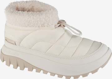 COLUMBIA Boots 'Snowtrot Shorty' in Wit: voorkant