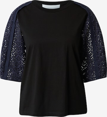 3.1 Phillip Lim - Camiseta en negro: frente