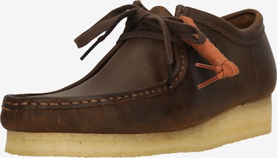 CLARKS Schnürschuhe 'Wallabee Beeswax' in 45 in braun, Produktansicht