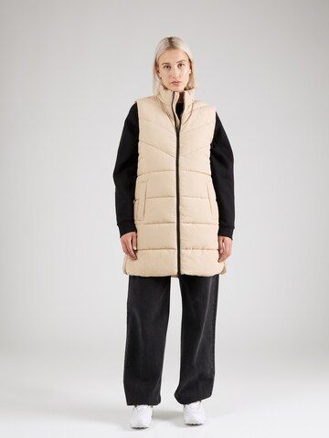 Gilet 'DALCON' Noisy may en beige : devant