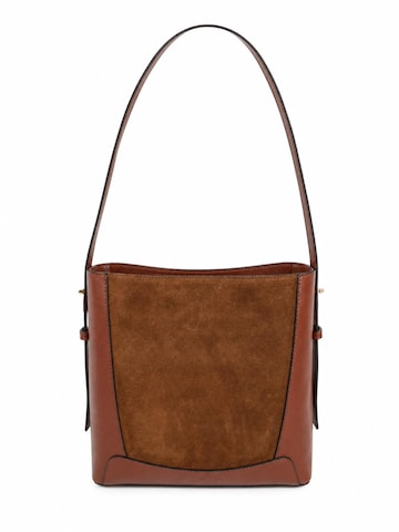 SARA BY JG Skuldertaske 'La Solida - Made in Italy' i brun: forside