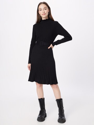 ESPRIT Knitted dress 'Cve' in Black: front