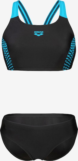 Costum de baie sport 'OPENINGS' ARENA pe turcoaz / negru, Vizualizare produs