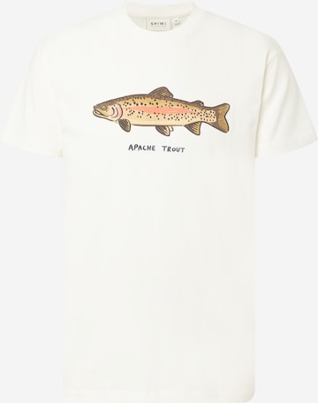 T-Shirt Shiwi en blanc : devant
