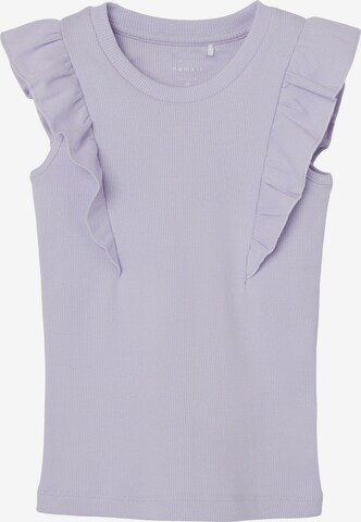 NAME IT Top in Purple: front