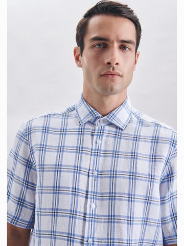 SEIDENSTICKER Regular fit Button Up Shirt in Blue