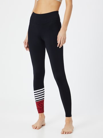 Hey Honey Skinny Sports trousers in Red: front