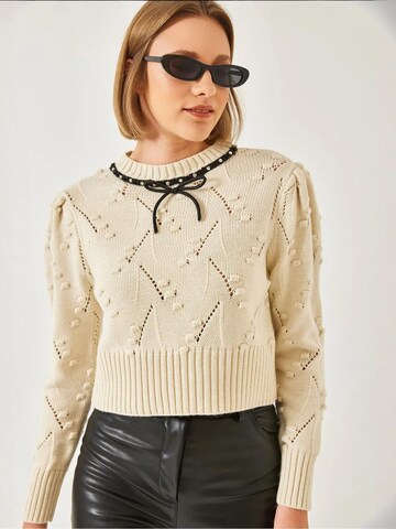 Pull-over 'Pullover' Bianco Lucci en blanc