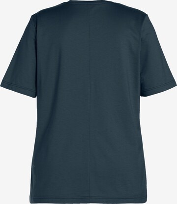 Ulla Popken Shirt  (GOTS) in Blau