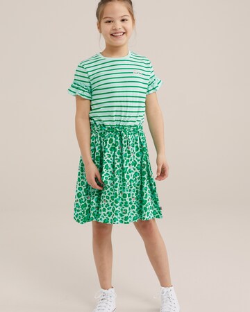 WE Fashion Kleid in Grün