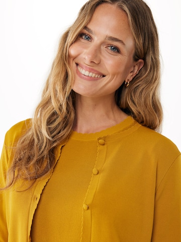 MEXX Плетена жилетка 'Peony' в жълто