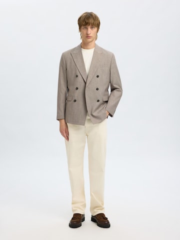 SELECTED - Camiseta en beige