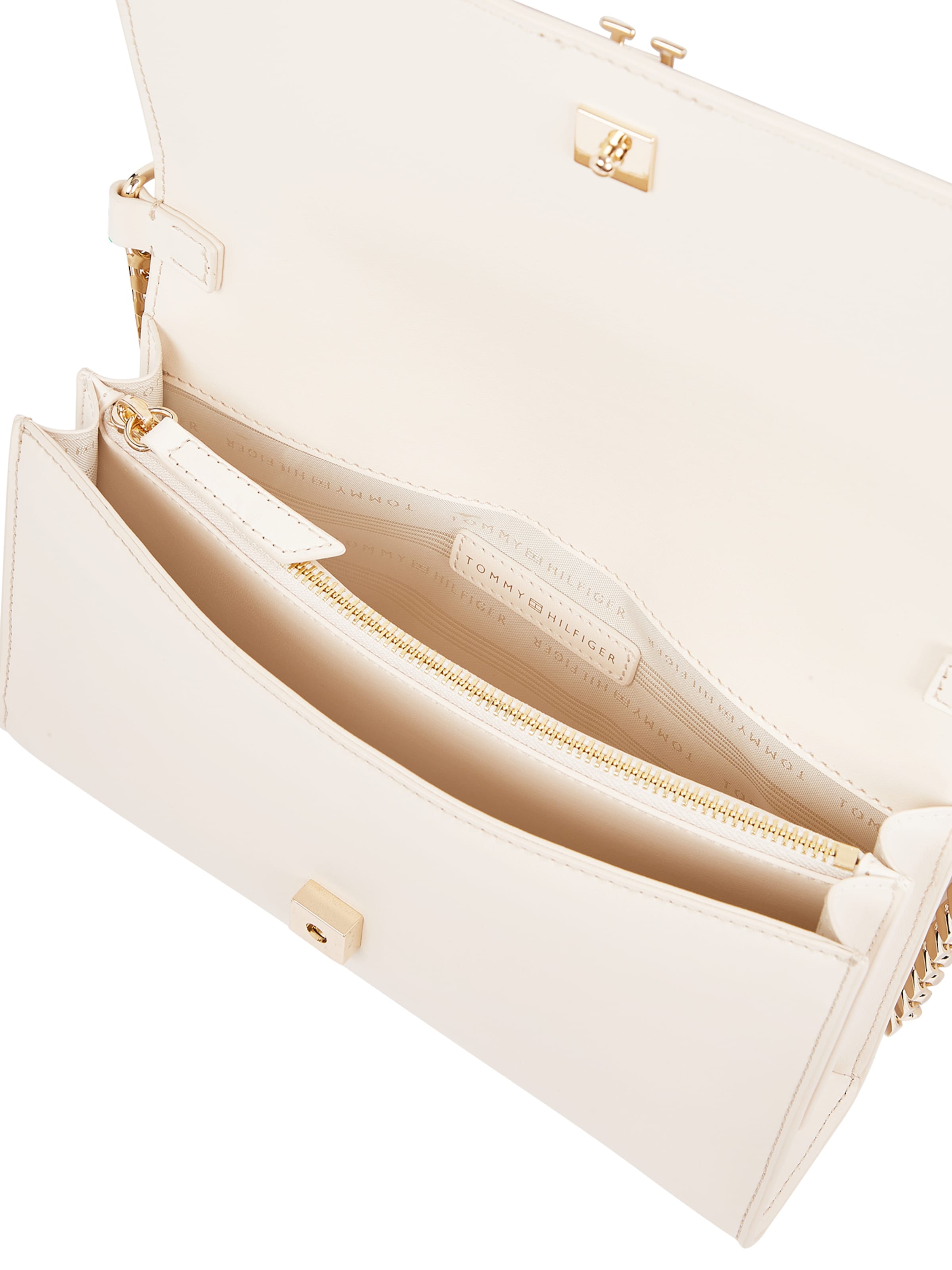 TOMMY HILFIGER Válltáska 'Heritage' - bézs