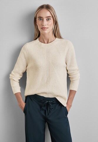 STREET ONE Pullover in Beige: Vorderseite