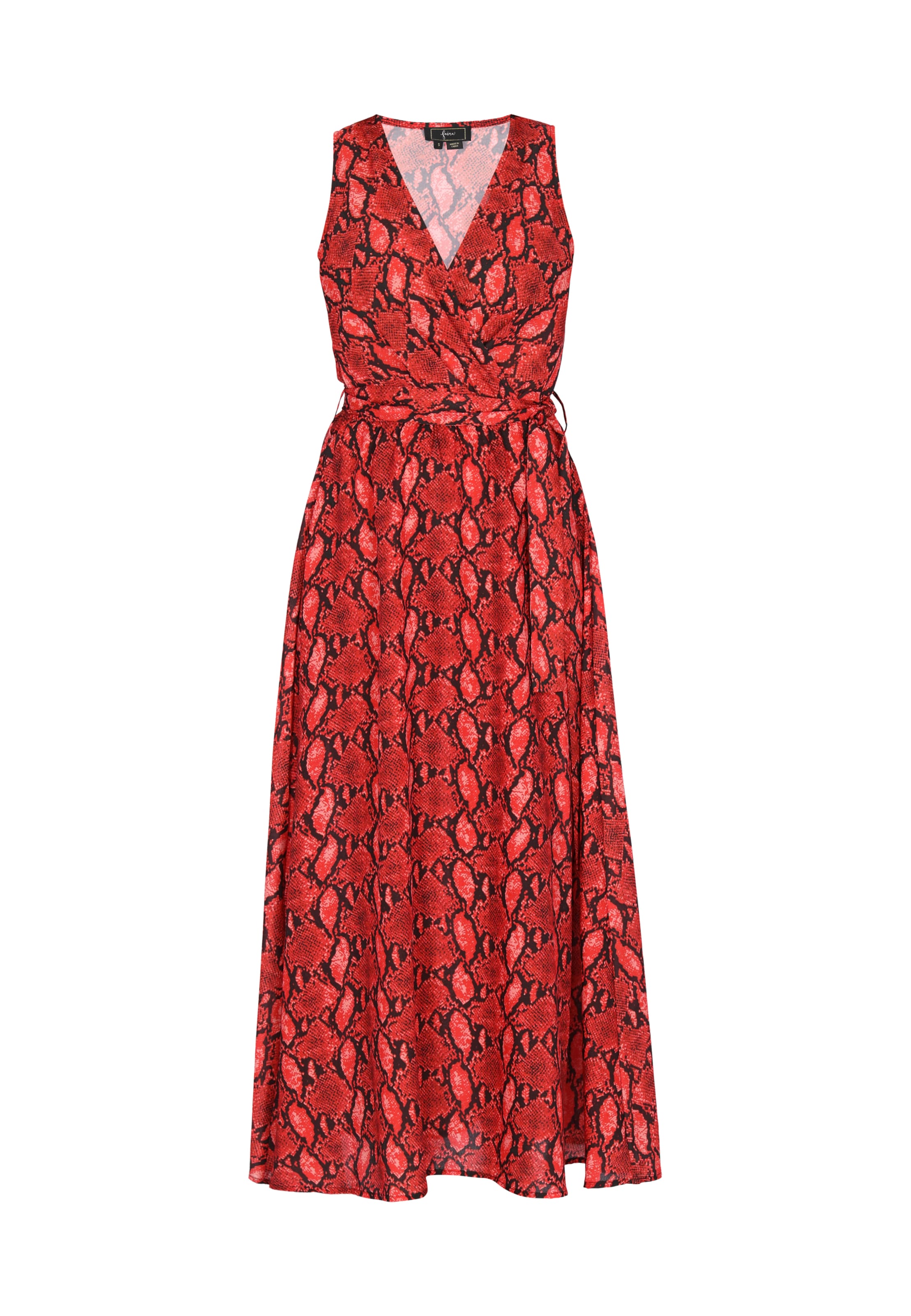 faina Dress 'Festive' in Red: front