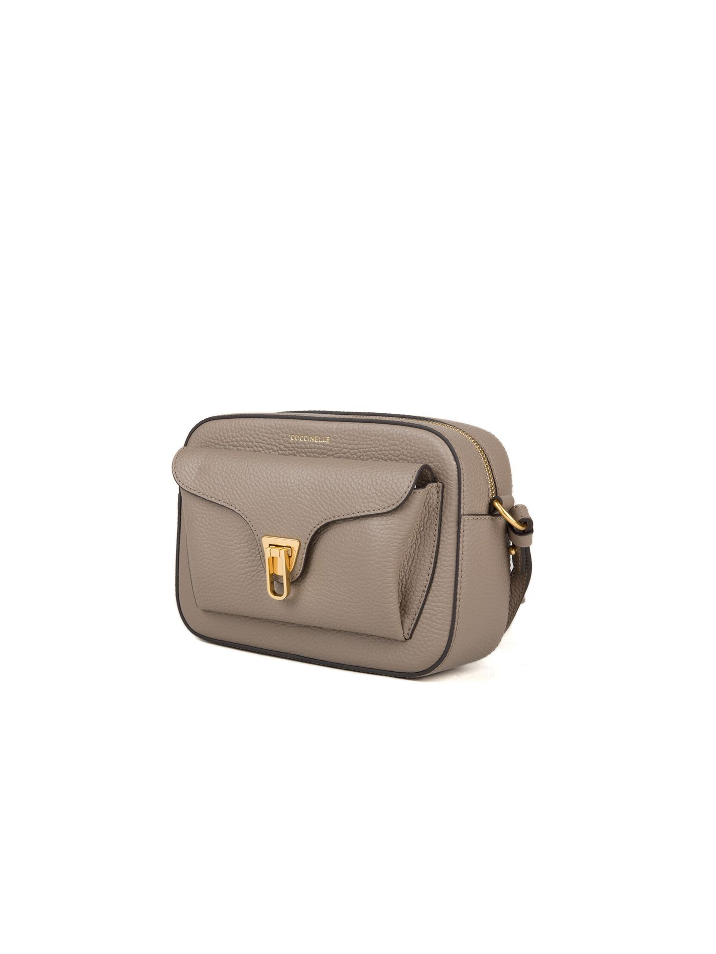 Coccinelle Crossbody Bag 'Coccinelle Beat Soft Handbag Grained Leather' in Grey