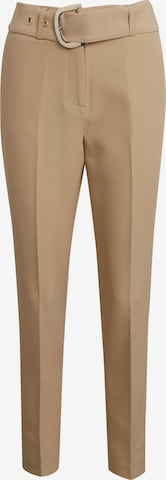 Orsay Slim fit Pleated Pants in Beige: front