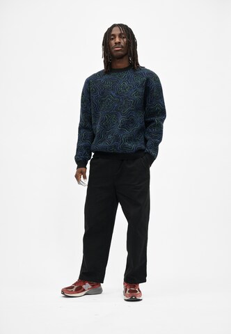 Pull-over 'Scribbles' Cleptomanicx en bleu