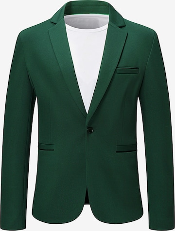 YOUTHUP Slim fit Suit Jacket 'Rein' in Green: front