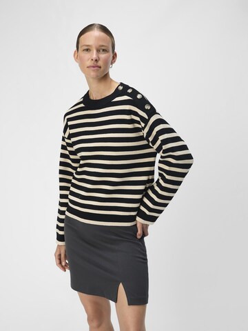 OBJECT Sweater 'Elly' in Black: front