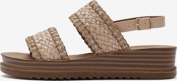 Derimod Sandale in Beige: Vorderseite